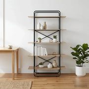 Libreria 5 livelli 100 x 35 x 175,5 cm PB Rovere Sonoma 8007781