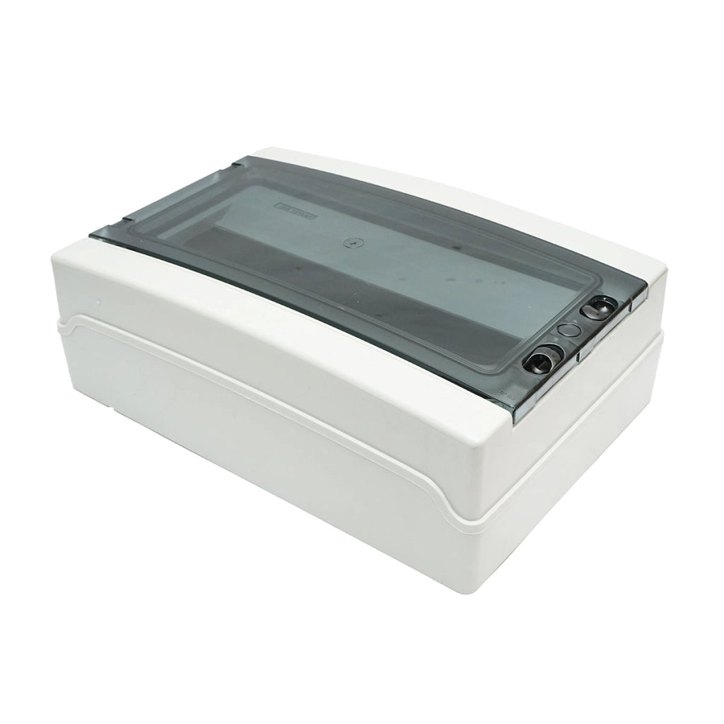 Pannello portafusibili da superficie, 1 fila, 18 moduli, IP65, 285x410x140mm Breckner Germany