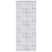 Tenda a Rullo per Doccia 80x240 cm con Motivo a Quadrati  cod mxl 12642