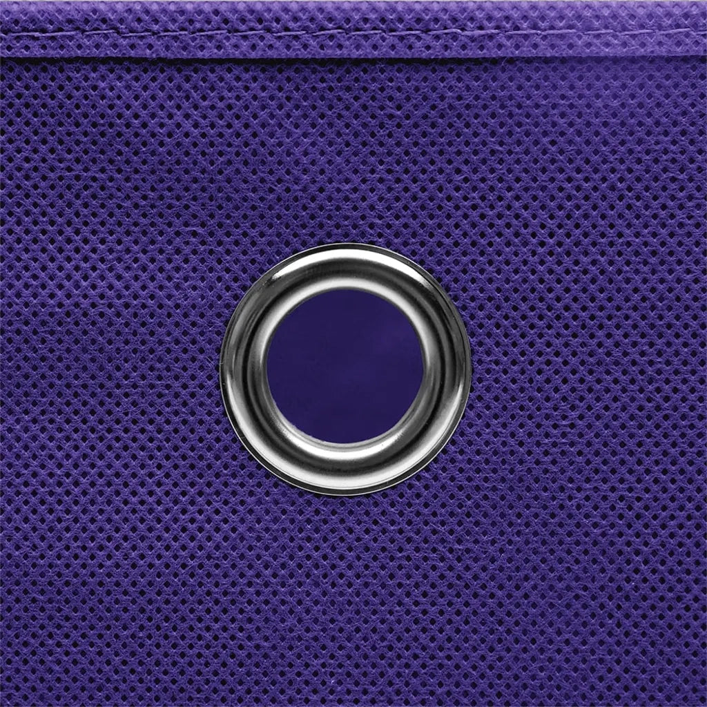 Contenitori 10 pz in Tessuto non Tessuto 28x28x28 cm Viola cod mxl 41454