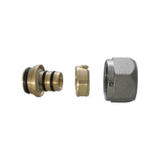 ADATTATORE PER TUBO MULTISTRATO NICHELATO- 20 x 2.5 - 3/4 x 18- TIEMM- pezzi 10