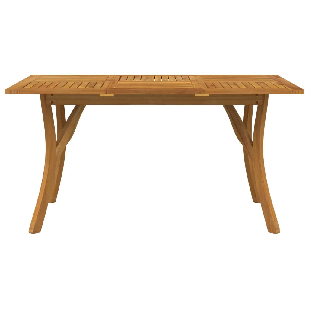 Tavolo da Giardino 150x90x75 cm Legno Massello di Acacia 363308