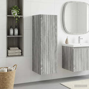 Mobiletto da Bagno a Muro Sonoma grigio 33 x 34,5 x 60 cm 890668