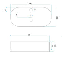 Lavabo Da Appoggio Rea Marcela 60 Kallisto
