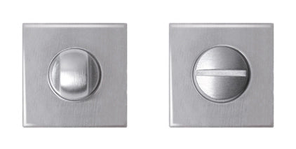 CHIUSURA PRIVACY ROSETTA QUADRATA CROM SAT- 1,0 pz