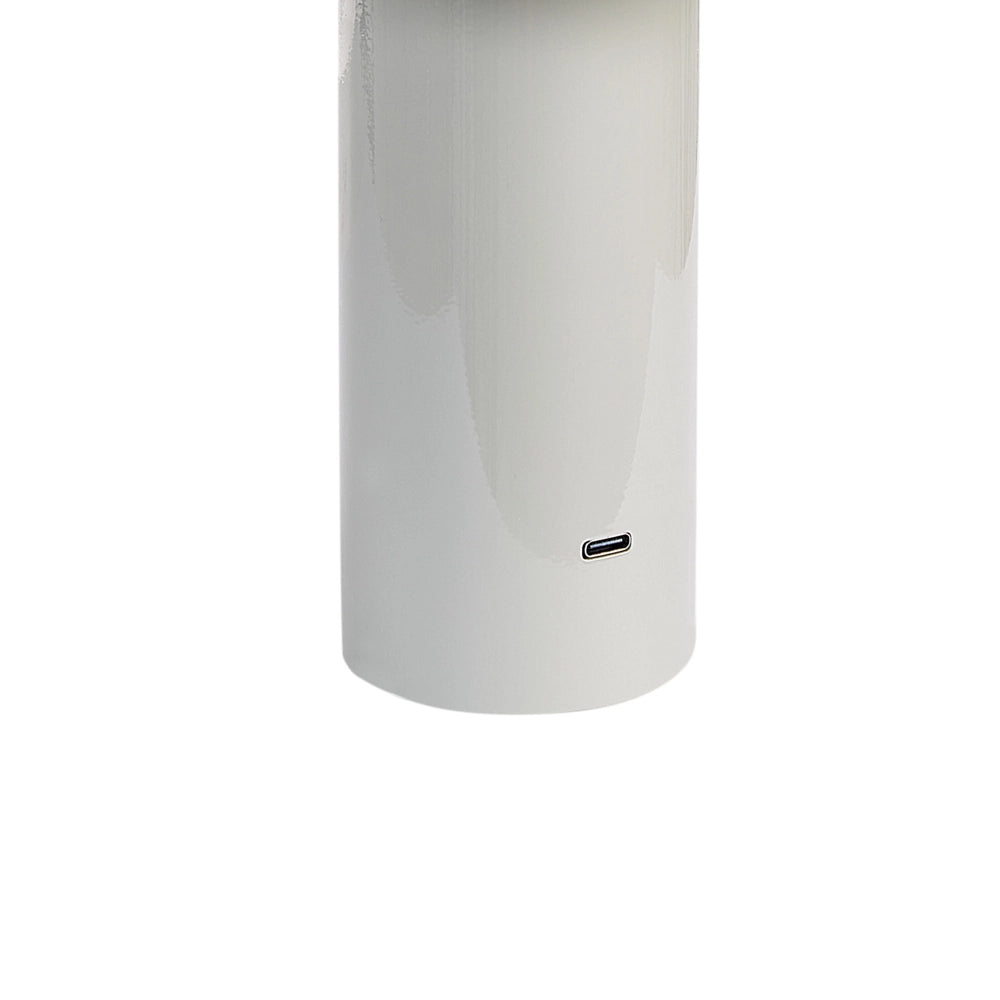 Lampada da tavolo senza fili in ferro grigio per interni e per esterni