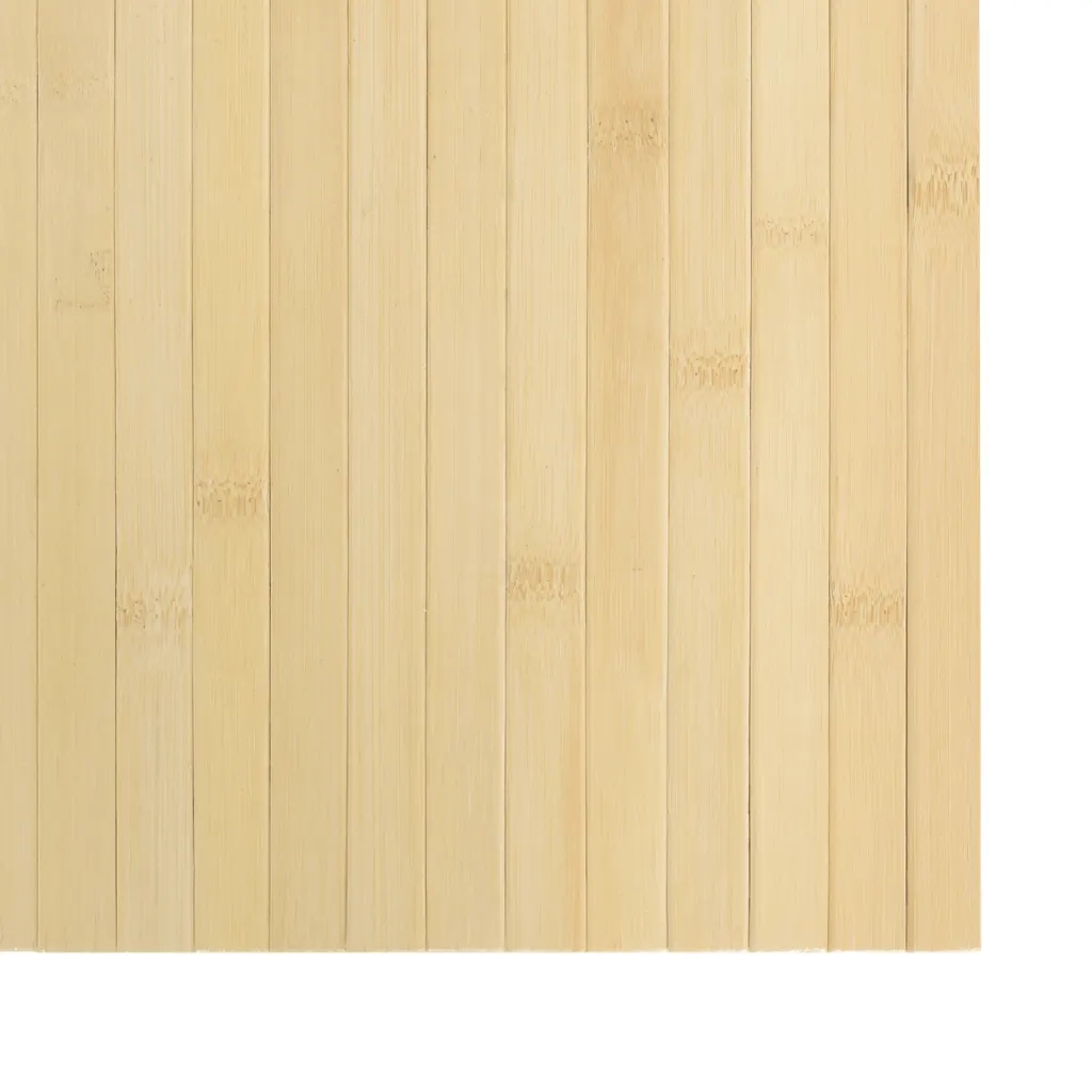 vidaXL Tappeto Rettangolare Natura Chiaro 70x500 cm in Bambù