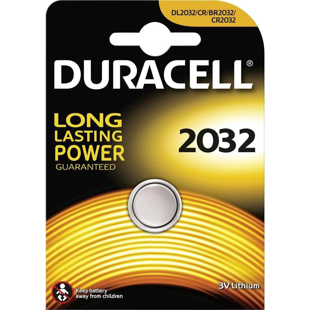 Trade Shop - Batterie Duracell A Bottone Cr2032 Dl2032 Br2032 3 Volt Al Litio Lithium 3v -