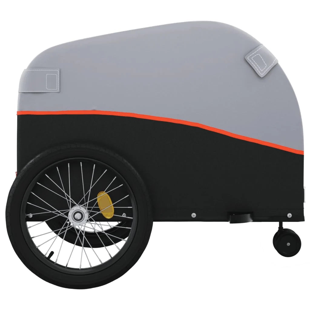 Rimorchio per trasporto biciclette capacità 45 kg ferro arancione 02_0044167