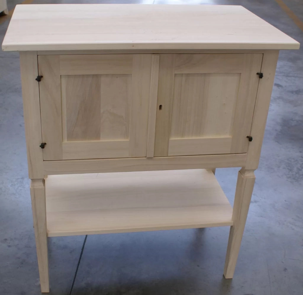 Porta tv 2 porte in legno arte povera grezzo l.75 p.45 h.85 (704) - Mobili 2G