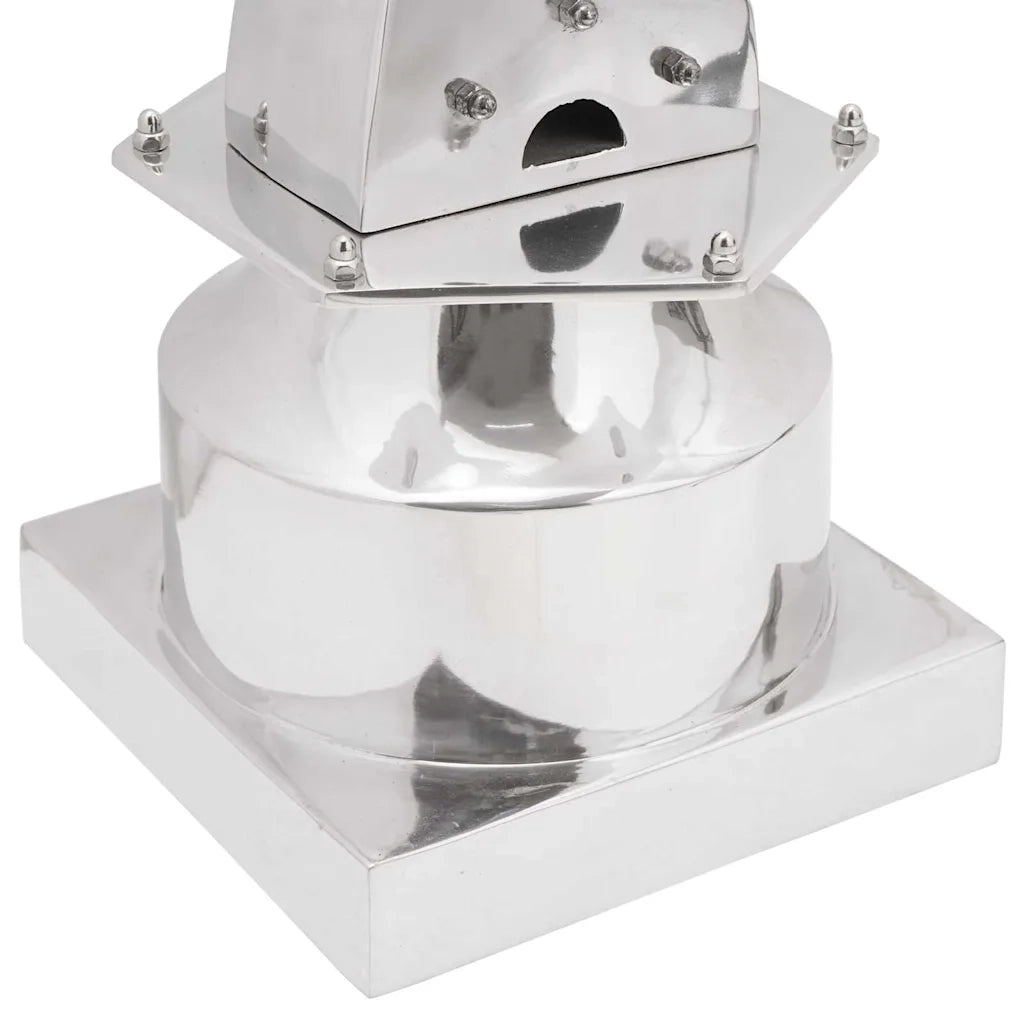 Scultura Argento 26 x 26 x 110 cm Alluminio 42000153