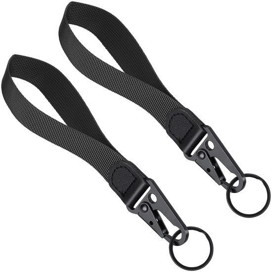 Cinturino per chiavi 2 pezzi - Cordoncino per chiavi - Supporto per chiavi - Lanyard - Polyester - Duraturo, antiscivolo, 20 x 2,5 cm