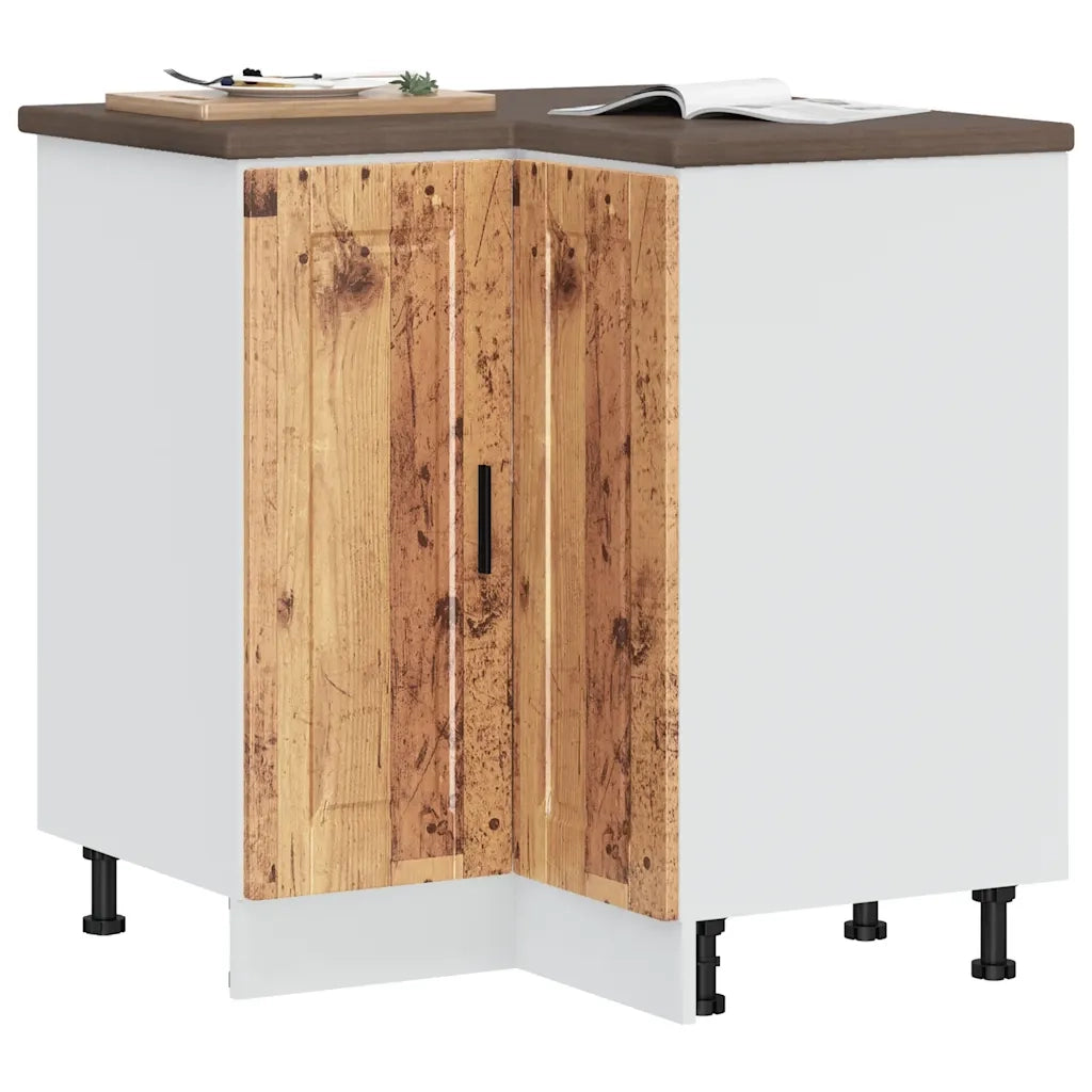 Base ad Angolo Cucina Porto Legno Antico in Legno Multistrato 853995
