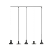 Lampadario nero da tavolo Nowodvorski Hermanos V 5xGU10