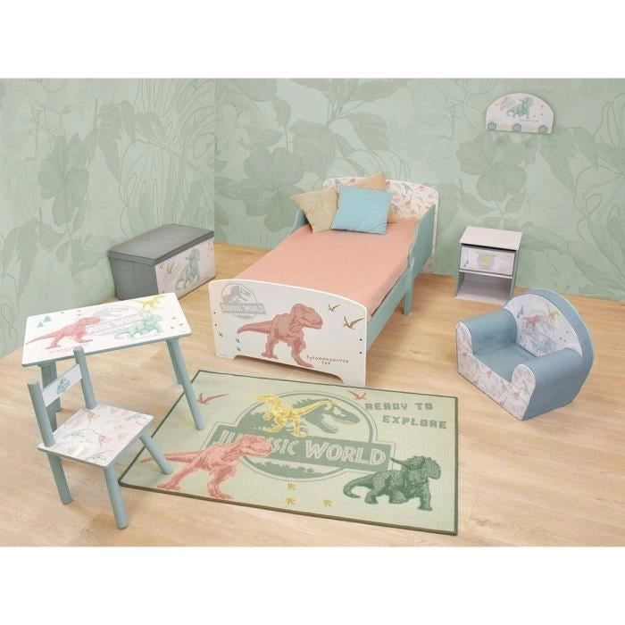Capestro con cassetto dei dinosauri - Word Jurassic - Fun House - H.36 X L.33 X D.30 cm