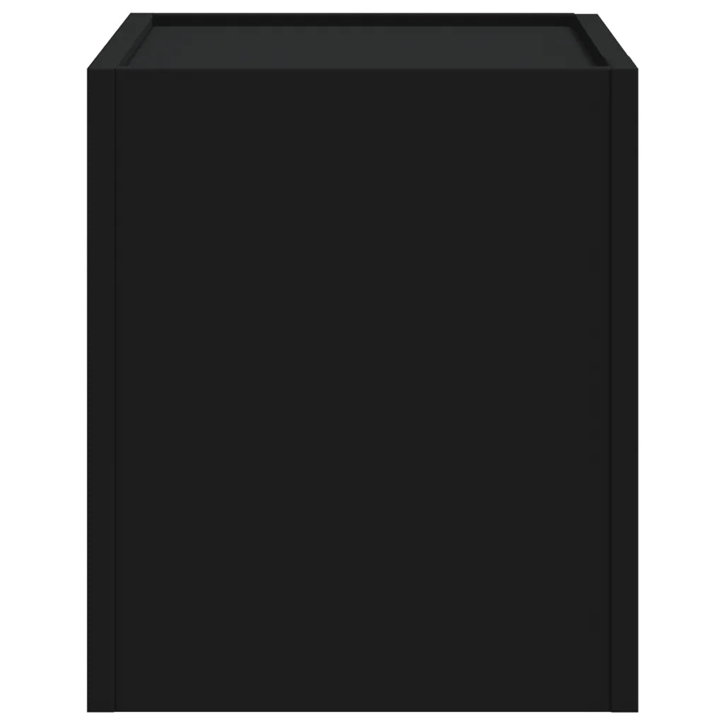 Comodini a Muro 2 pz-Set di 2 Tavolino da notte Nero 45x30x35 cm 241697