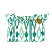 Borsa da Spiaggia XXL, Familiare, 40L - in Stile Mediterraneo - Borsa per Donne, Grande, Realizzata in Tessuto, con Interno - Blu Turquesa, 65 x 40 cm