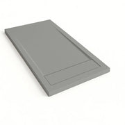Piatto doccia Bidai con bordo 70X100 cm colore Grigio cemento RAL 7005 griglia Grigio cemento
