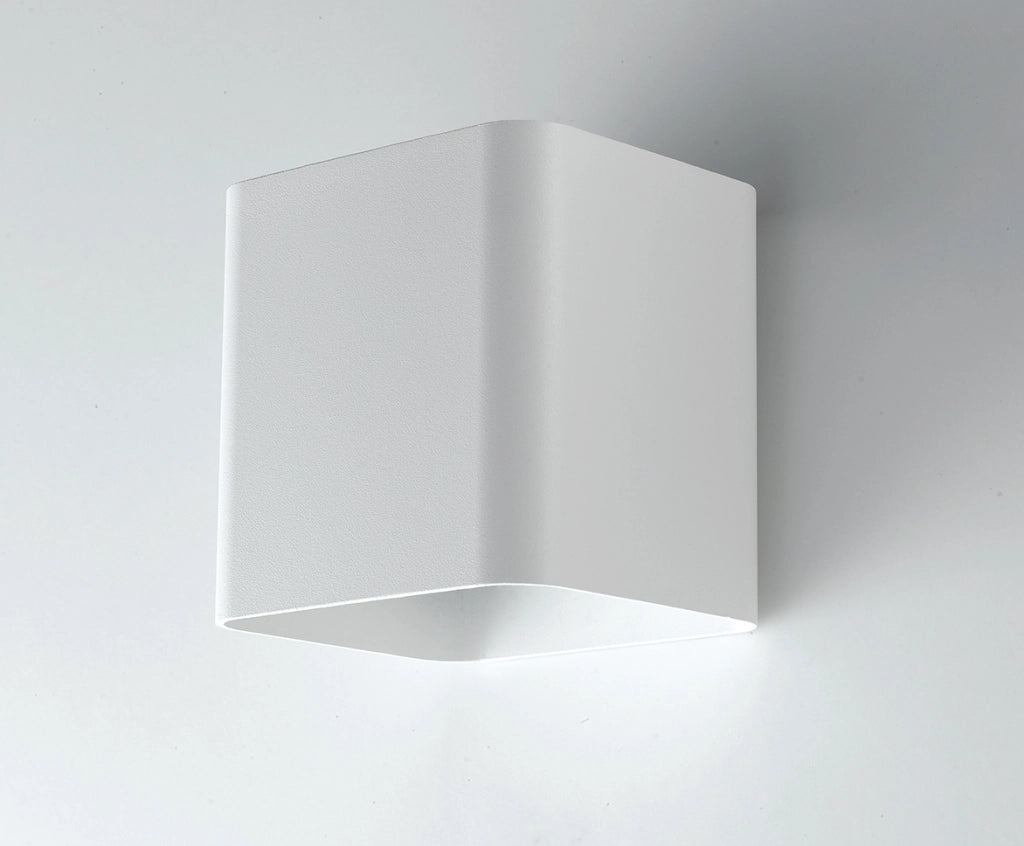 APPLIQUE BIEMISSIONE LED BIOME BIANCA 7W 840LM CCT 3000K / 4000K IP54 11X11X9,5CM