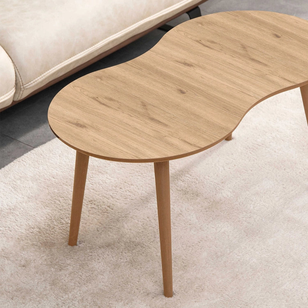 Tavolino in legno "Moon" 99 x 54 x 45 cm - Rovere
