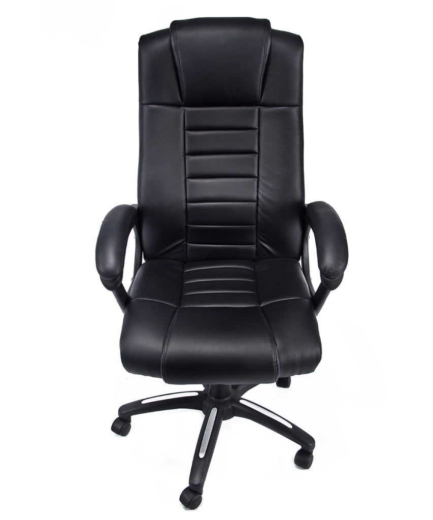 Poltrona ergonomica girevole da Ufficio Presidenziale in ecopelle Modello Revolution
