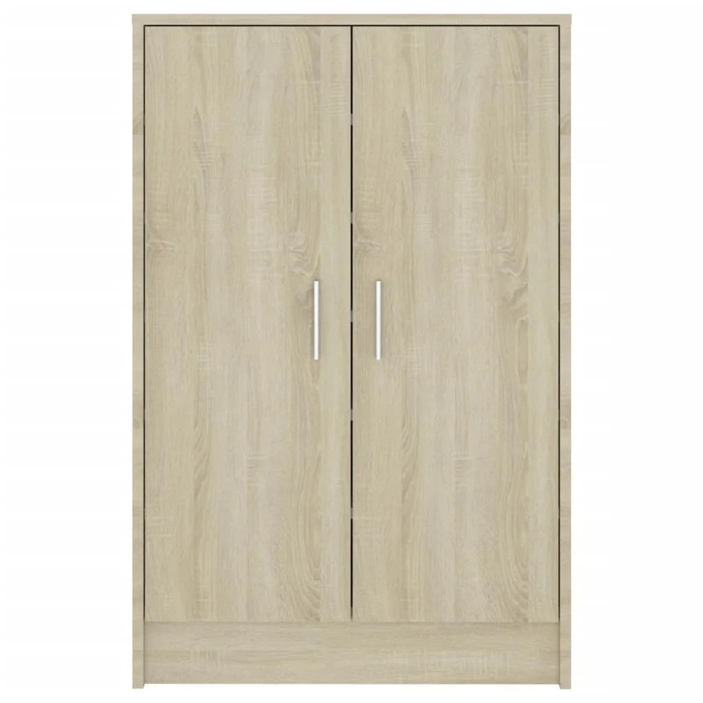Scarpiera mobiletto portascarpe mobile per ingresso/corridoio/soggiorno legno Sonoma 60 x 35 x 92 cm marrone legno ingegnerizzato 02_0021719