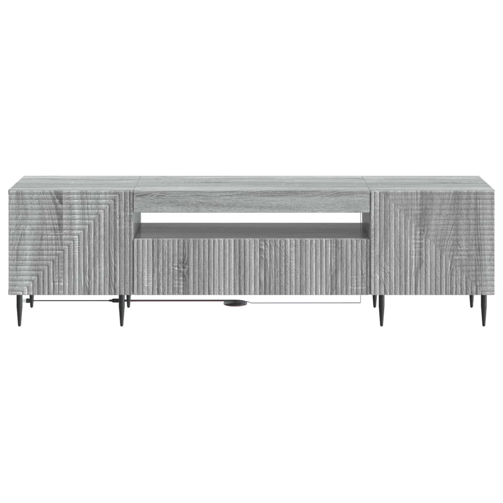 Mobile TV LED Sonoma grigio Legno ingegnerizzato 896911