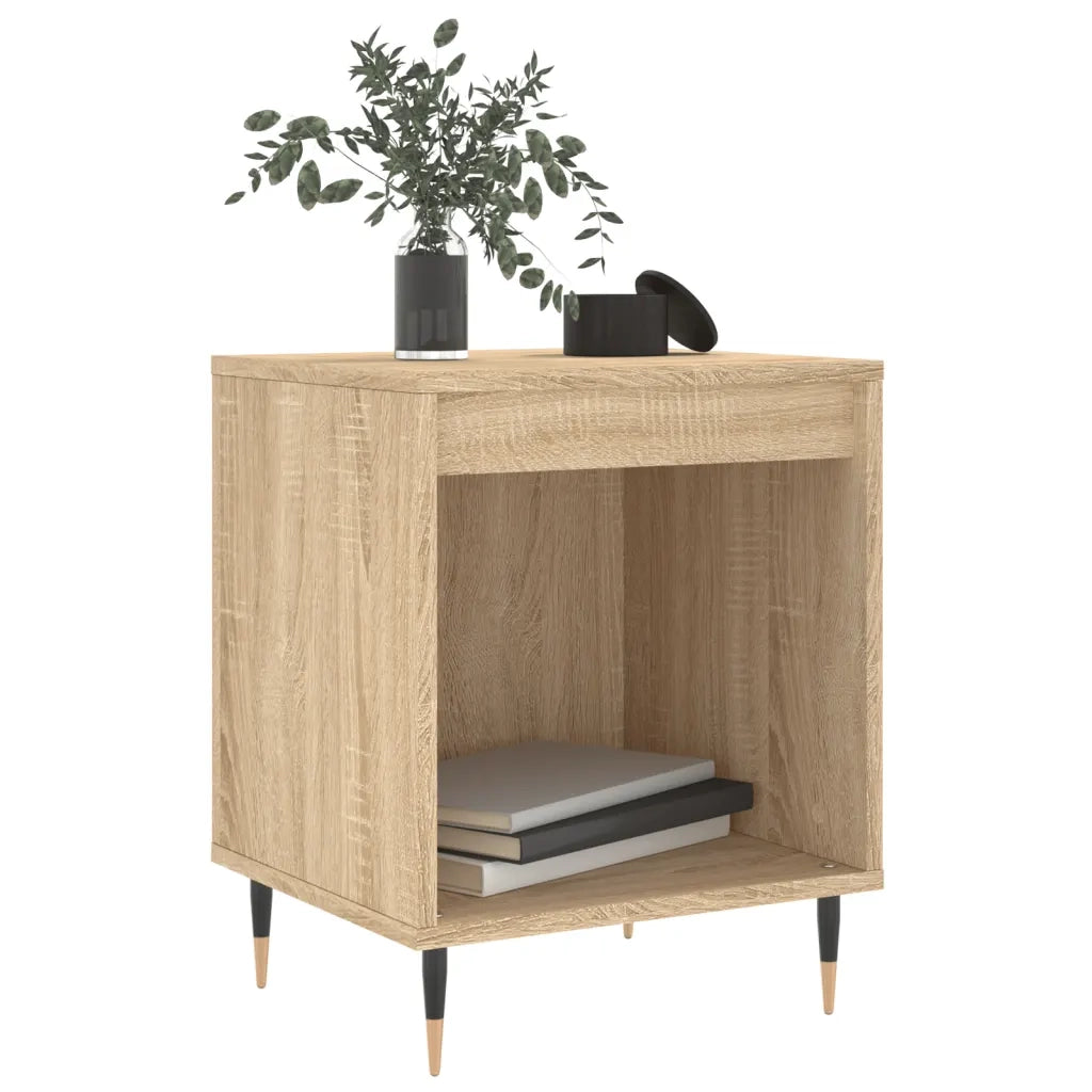 Comodini 2pz Rovere Sonoma 40x35x50 cm in Legno Multistrato 830707