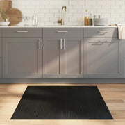 Tappeto Rettangolare Nero 100x100 cm in BambÃ¹