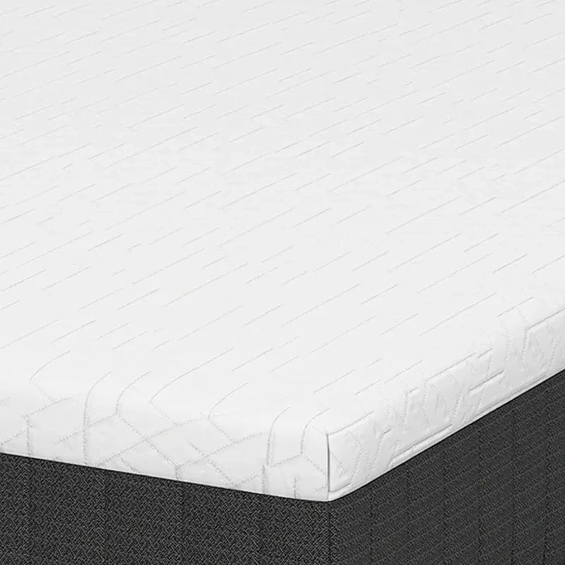 Materasso a Molle Insacchettate 7 Zone e Memory Foam 43D Rigidità Media 140x190x25 cm; Bianco e Grigio
