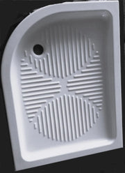 Piatto doccia galassia luna 72x90 h10 curvatura sx bianco b07qw9