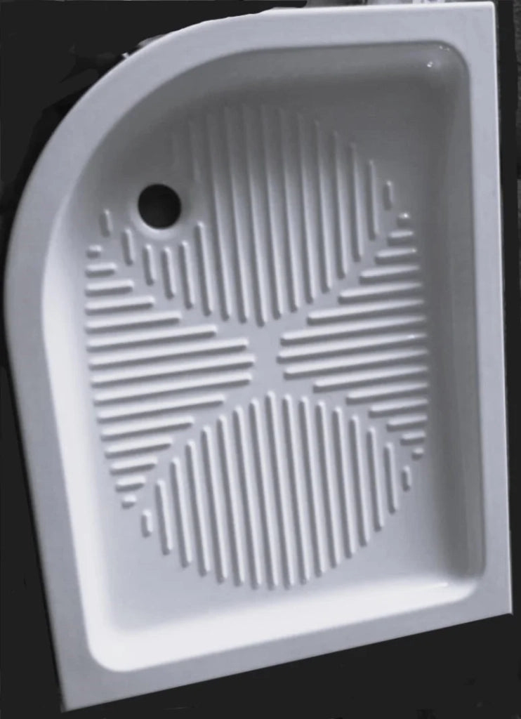 Piatto doccia galassia luna 72x90 h10 curvatura sx bianco b07qw9