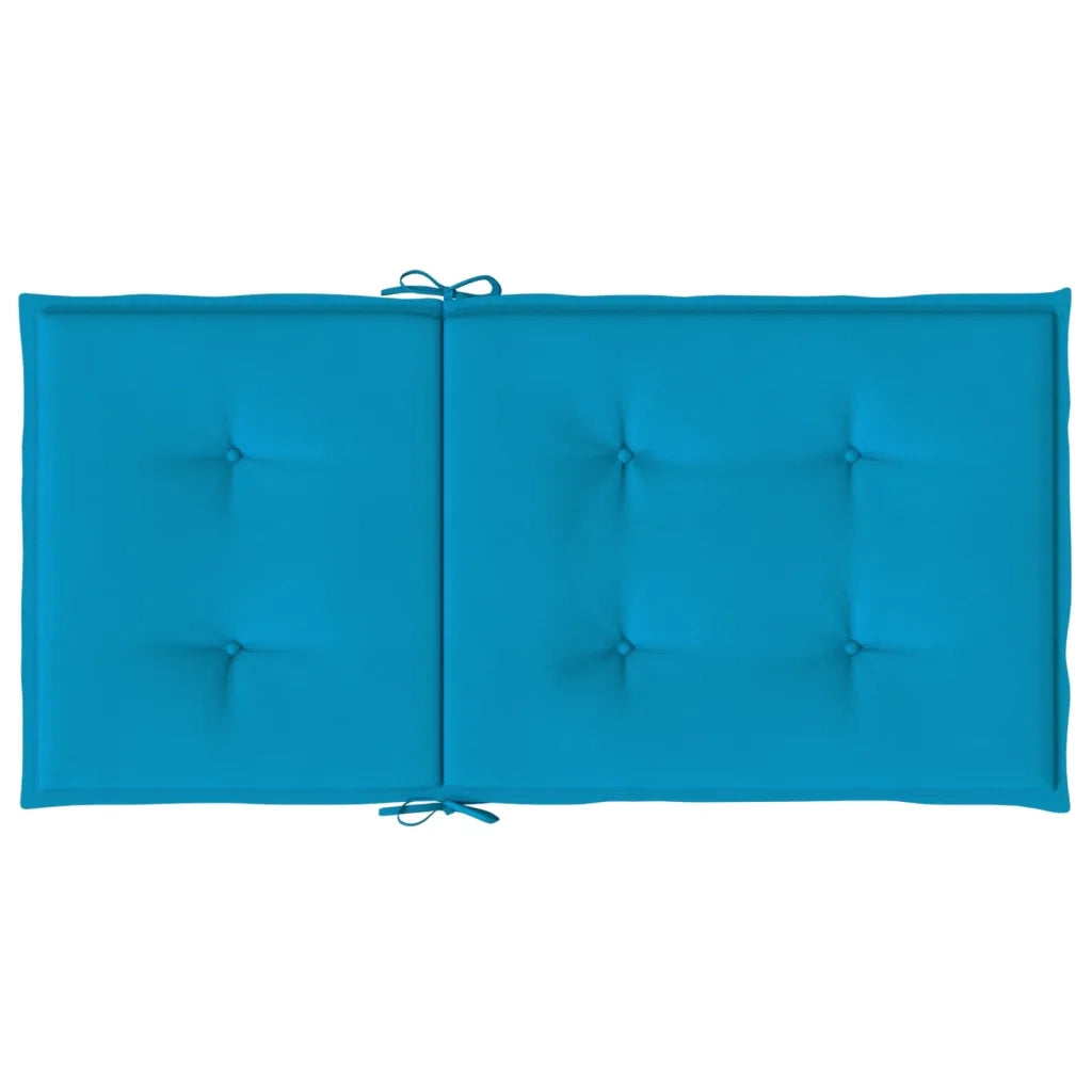 Cuscini per Sedia 4 pz | Cuscini per sedie Blu 100x50x3 cm in Tessuto Oxford