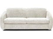 Divano trasformabile express "Laurie" in tessuto testurizzato - letto 140 cm - 3 posti - Beige