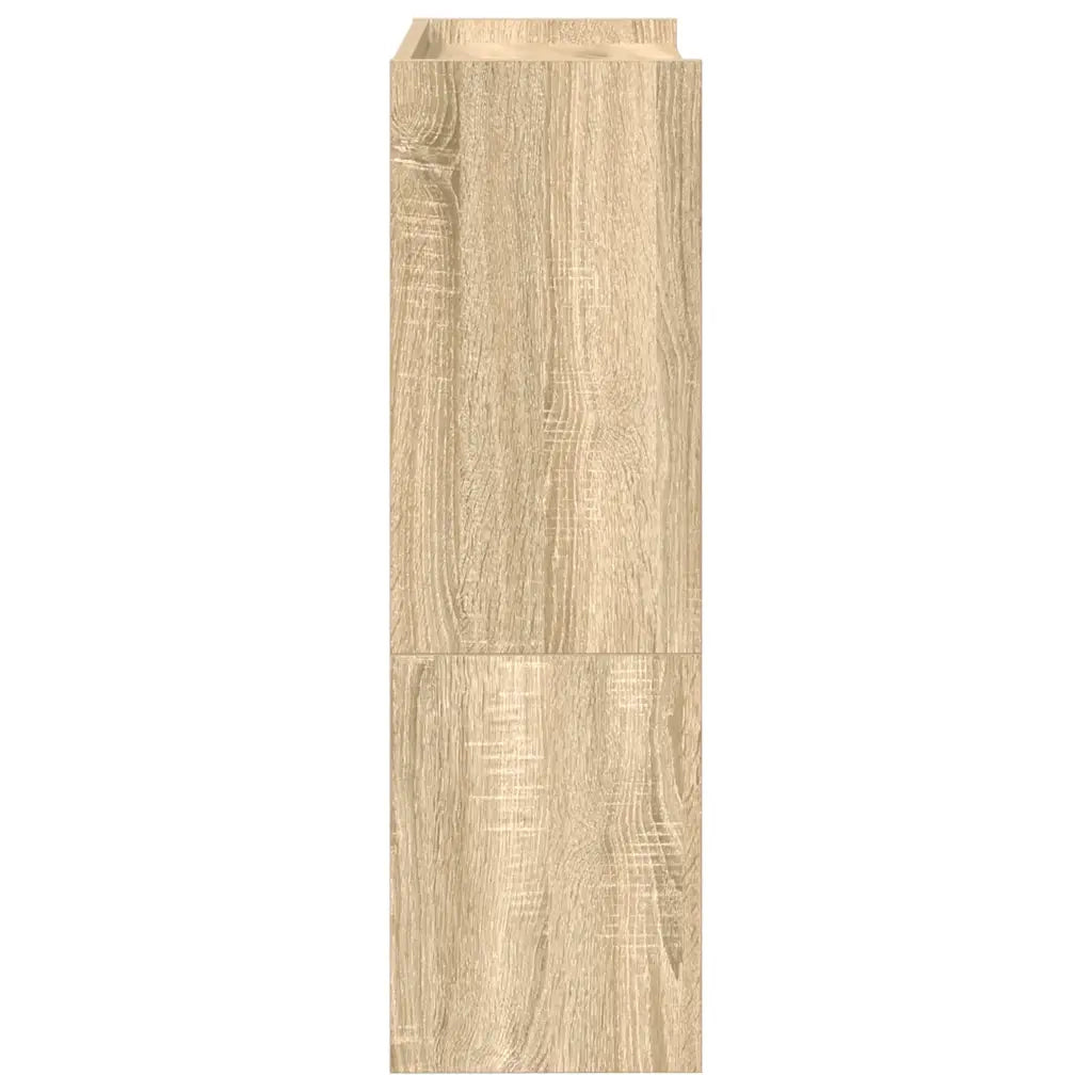 vidaXL Scarpiera Rovere Sonoma 60x25x81 cm in Legno Multistrato