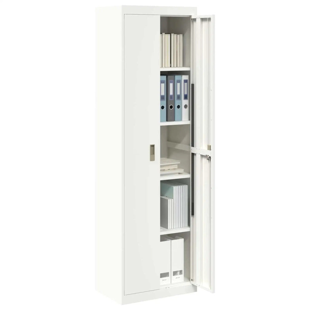 Armadio Bianco 60 x 40 x 200 cm Acciaio