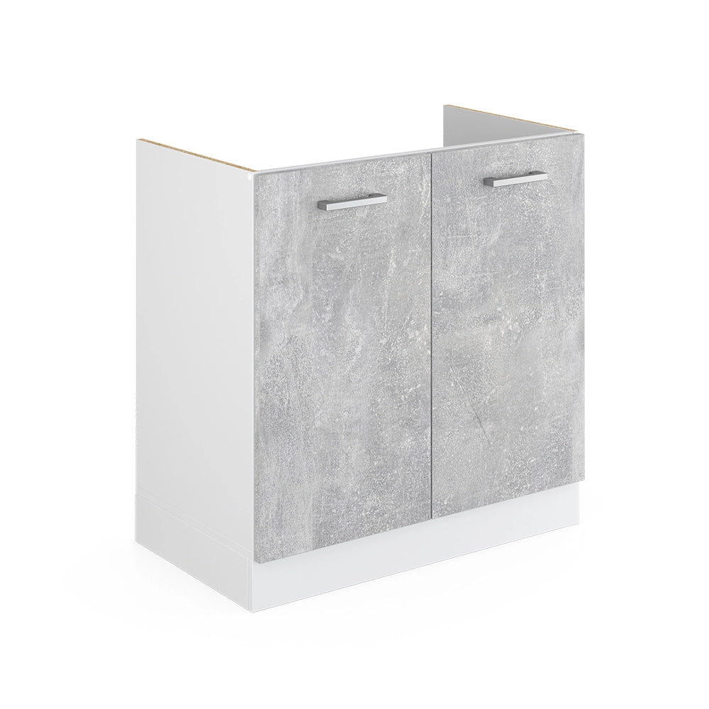 Vicco Frontale cucina Calcestruzzo 79.2 x 71.3 cm frontale del mobile per mobile sottolavello