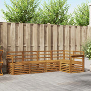 Set divani 5 pcs Naturale Legno di Acacia Massello 3374794
