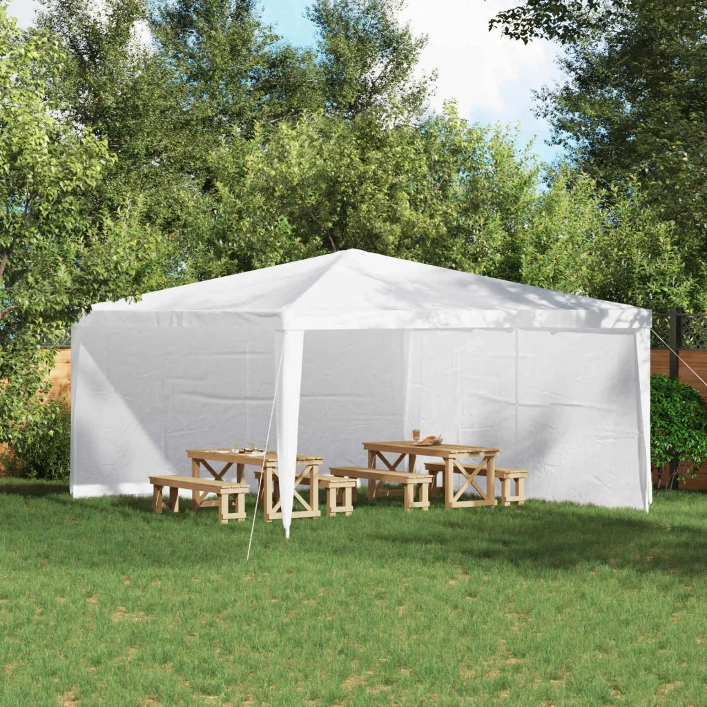 Parete per tenda da festa 2 pcs Bianco 400 x 195 cm 42033021