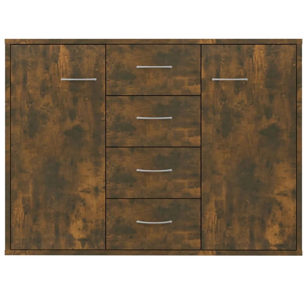 Credenza cassettiera armadio mobile contenitore organizer per cucina soggiorno salotto 88 x 30 x 65 cm legno ingegnerizzato marrone 02_0031117