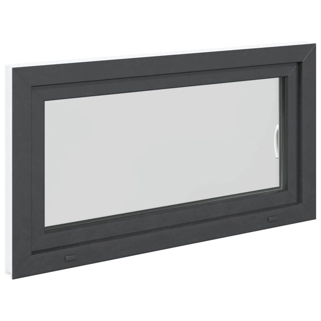 Finestra per Soffitta RISOR 110 x 50 cm PVC e Vetro Antracite CFW9126024