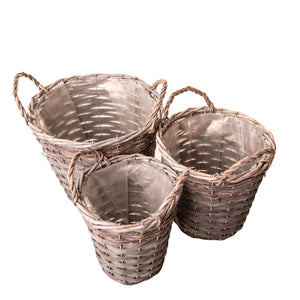 Set 6 Cesti 24x H 20 cm