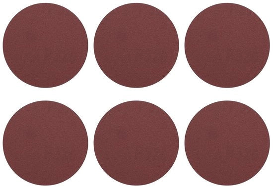 Schuurschijven 75 mm - 25 pezzi - 320 Grit - con gancio e lusso - per lavorazione del legno, auto e metallo