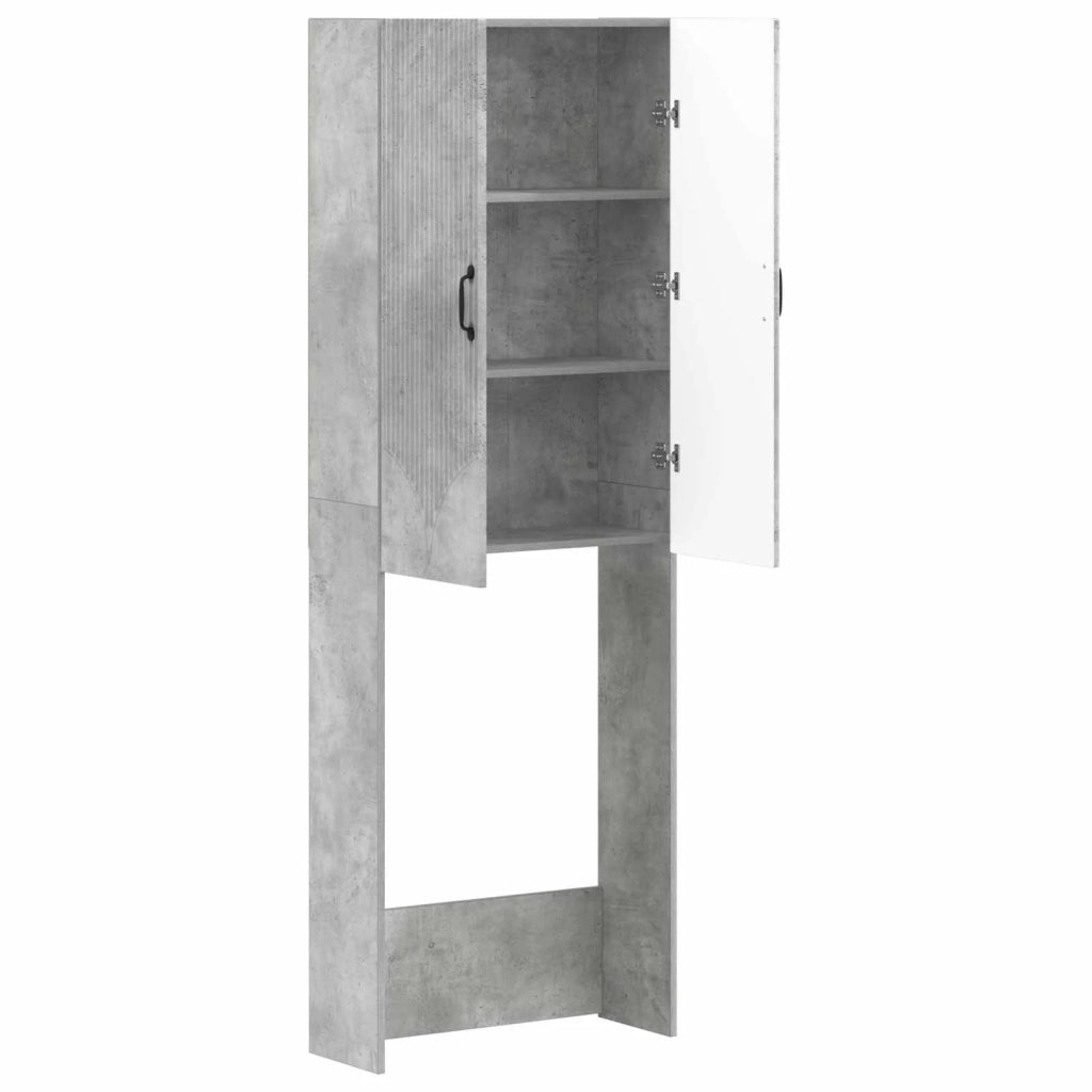 Mobile Bagno HOORN Grigio Cemento 66 x 25,5 x 190 cm 897358
