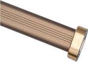 Supporto per abbigliamento ovale da 70 cm in lega di alluminio marrone - supporto per armadio con opzioni nera, oro e argento