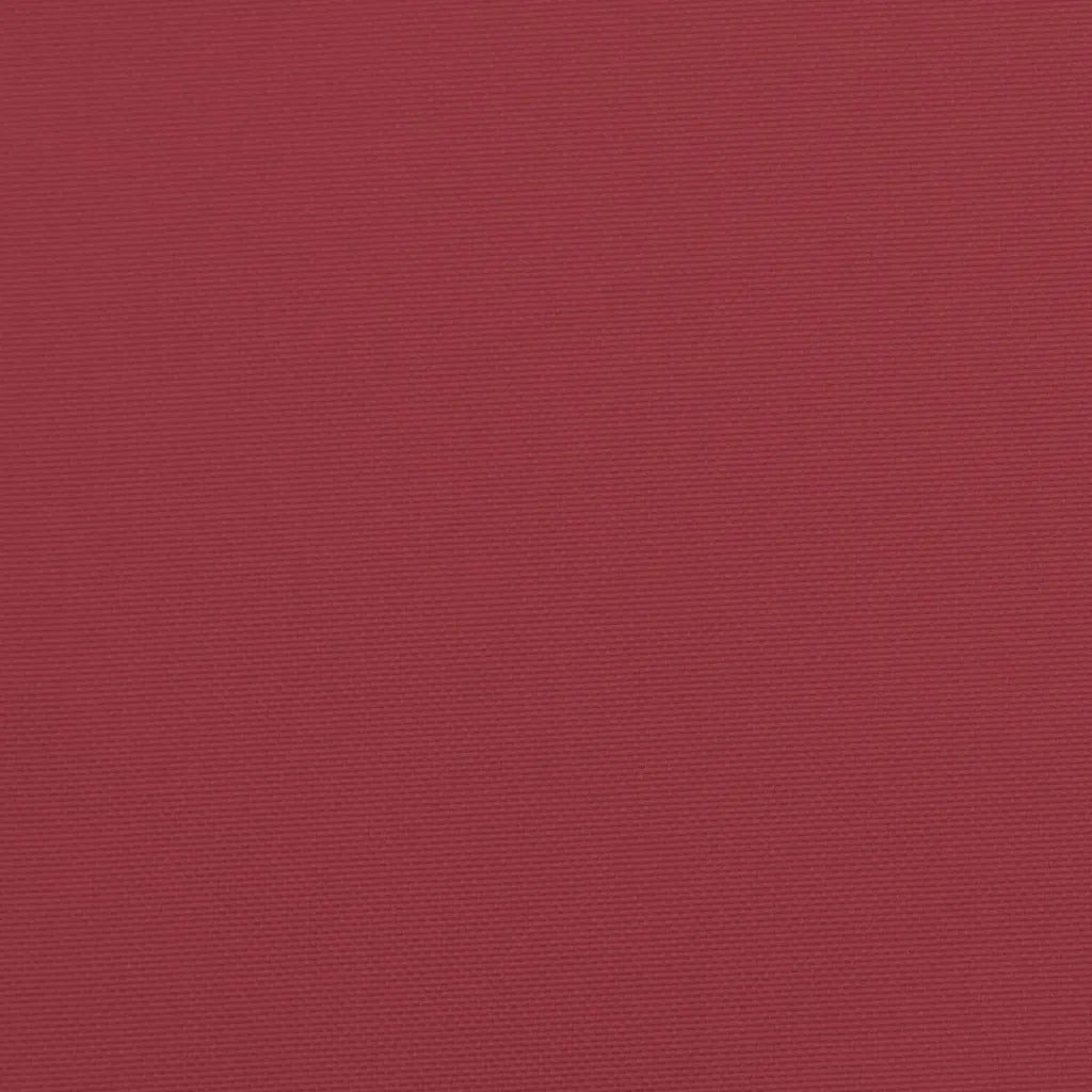 Cuscini per Sedia 6 pz Rosso Vino 50x50x4 cm in Tessuto Oxford 314058