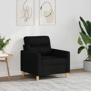 Divano Sedia-Poltrona Nera 60 cm in Tessuto 436563