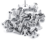 Viti a testa M4 piano per piatti - Viti a testa ricoperte - Argento - 50 pezzi - Adatti a diverse applicazioni
