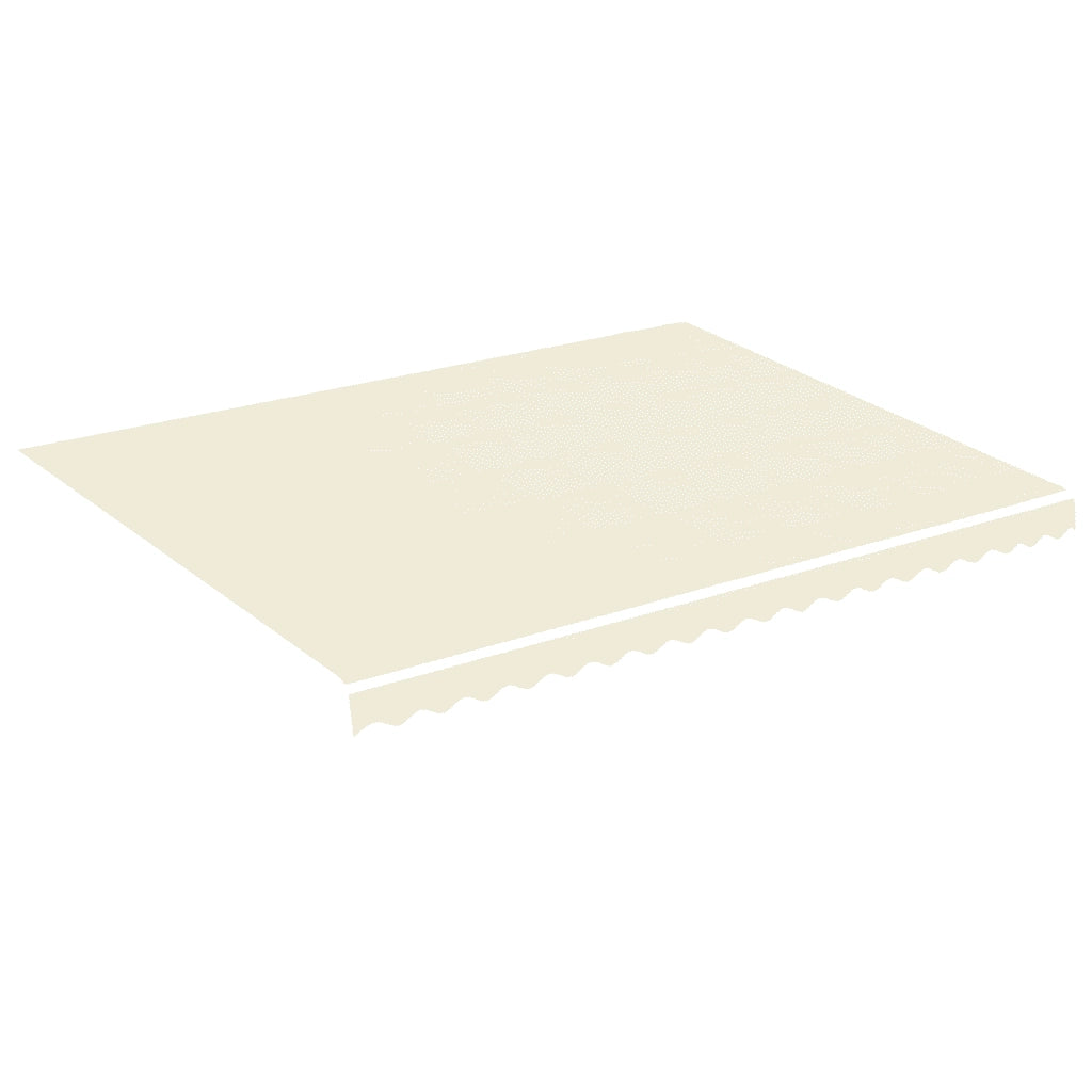 Tessuto di Ricambio per Tenda da Sole Crema 450x350 cm Poliestere 311930