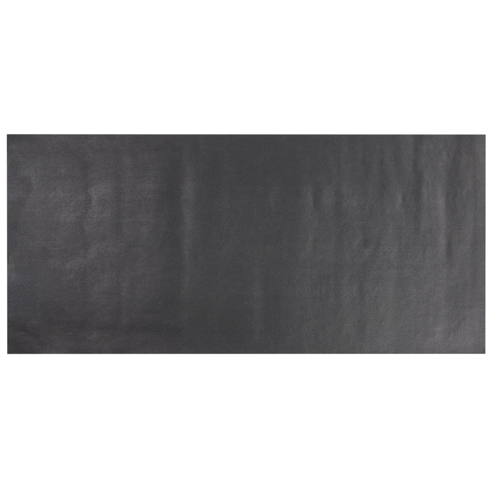 Zerbino in fibra di cocco beige e nero con fondo antiscivolo, 55 x 120 cm. Zerbino decorativo antiscivolo con motivo a rombi